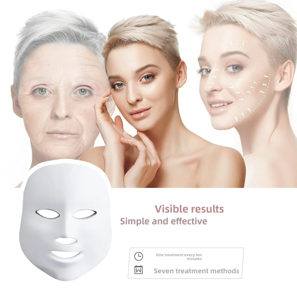 LED Photon Therapy Facial Mask