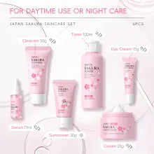 Cherry Blossom Skincare Six-piece Set